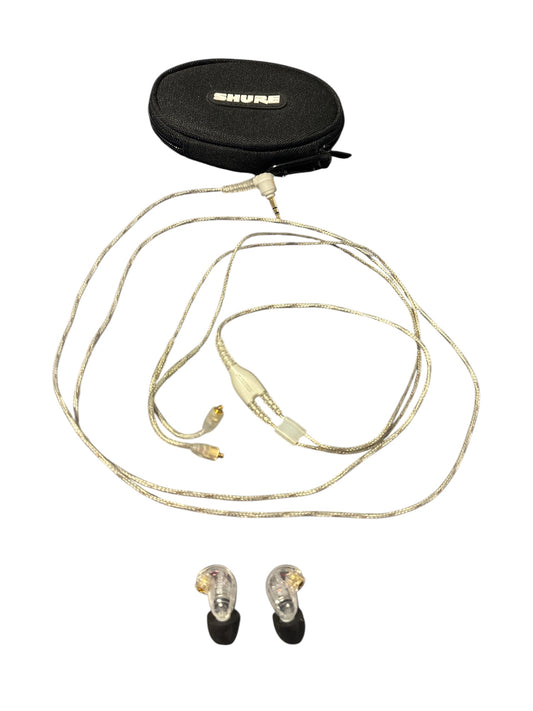 Shure SE215 Earphones Clear Wired Sound Isolating Deep Bass